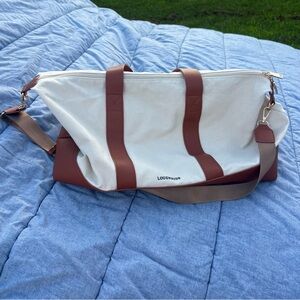 Louenhide Memphis Weekender Canvas Travel Bag